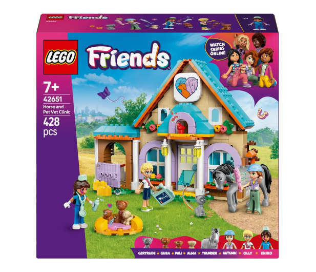 LEGO Friends 42651 Koń i lecznica dla zwierząt - 1284098 - zdjęcie